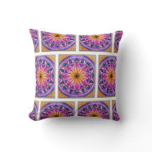 Färgglatt boho inspirerat soffkuddfodral