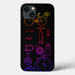 Färgglatt cykeltryck Cykling Essentials Design