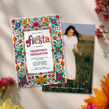 Färgglatt Fiesta Blommig Folkkonst Examenstårtor