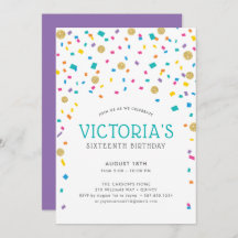 Färgglatt Födelsedagsfirande med Konfetti