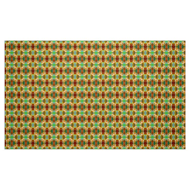 Färgglatt geometriskt mönster tyg (Fat Quarter)