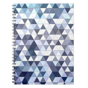 Färgglatt geometriskt triangulärt mosaik: abstrakt anteckningsbok