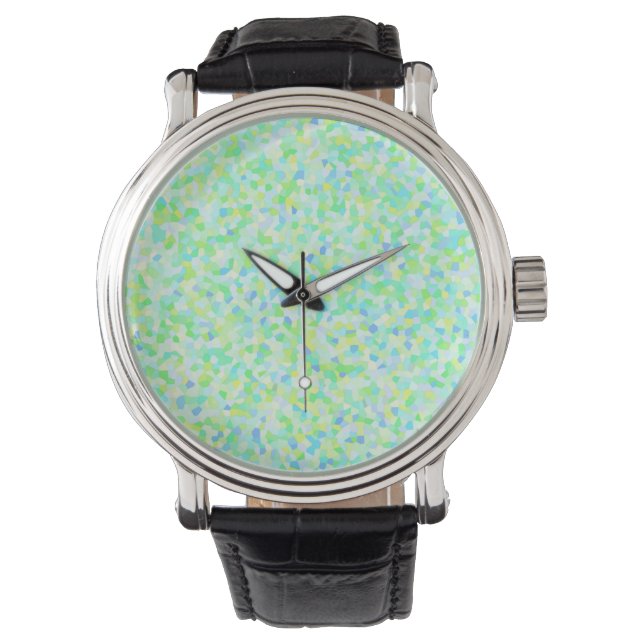 Färgglatt Groovy Boho Eklektiskt Strössel Mozaik Armbandsur (Framsida)