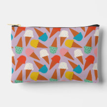 Färgglatt Handritat Mönster för Glasskon