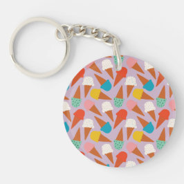 Färgglatt Handritat Mönster för Glasskon