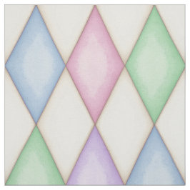 Färgglatt Harlekin-diamant-rutigt Tyg