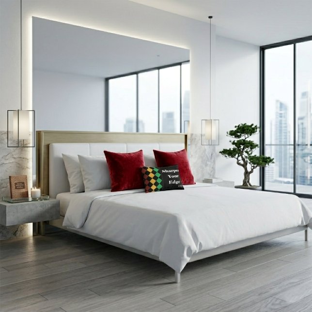 Färgglatt Harlekin Ländkudde Prydnadskudde (Skapare uppladdad)