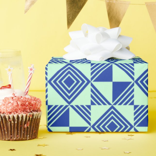 Färgglatt Initialt Whimsical Gnistrande Bröllop Presentpapper (Födelsedagsfest)