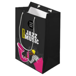 Färgglatt Jazzmusikfestival logotyp anpassad