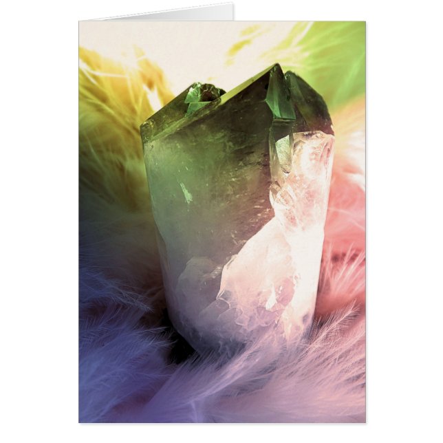 Färgglatt kärna ur hälsningskort (Framsidan)