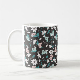 Färgglatt Koalamönster Sött Djur och Blommor Kaffemugg
