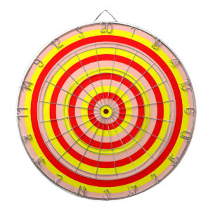 Färgglatt koncentriskt cirklar dartboarden piltavla