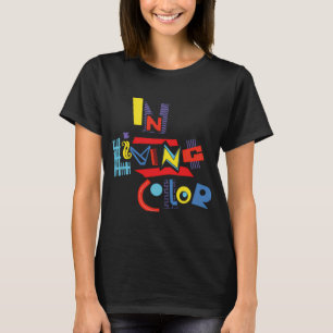 Färgglatt Liv T Shirt