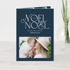 Färgglatt ljust Noel jul geometriskt foto Helgkort