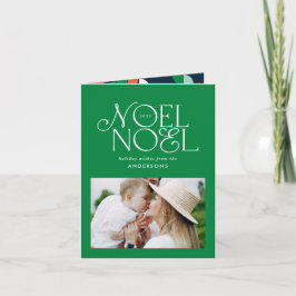 Färgglatt ljust Noel jul geometriskt foto Ho Helgkort