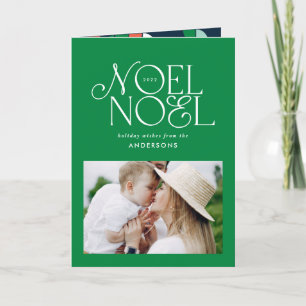 Färgglatt ljust Noel jul geometriskt foto Ho Helgkort