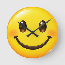 Färgglatt lyckligt leende Emoji-mönster