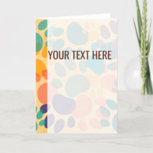 Färgglatt Mönster Hund Klöver Avtryck Tillkännagiv