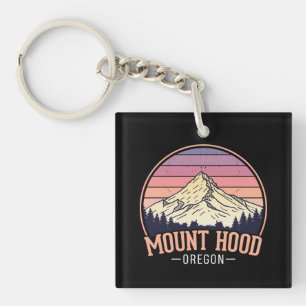 Färgglatt Mount Hood Oregon – Retro Resa