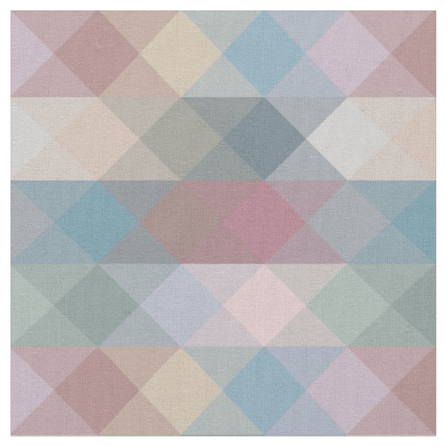 färgglatt pastellgeometriskt tyg (Närbild)