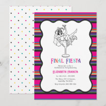 Färgglatt Retro Sista Fiesta Mexikansk Möhippa