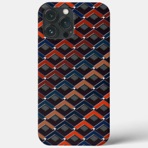 Färgglatt sicksack Karo-steg Case-Mate iPhone-fodr