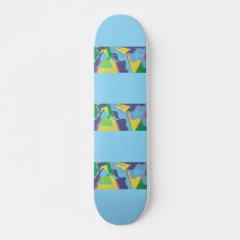 Färgglatt skateboarddäck mini skateboard bräda 18,5 cm