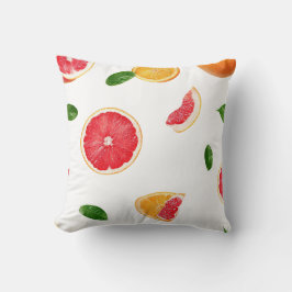 Färgglatt sommar kuddfodral Fruktigt hem dekor  Kudde
