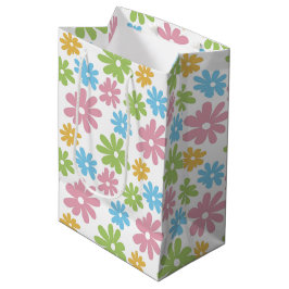 Färgglatt Sött Retro Sommar Blommig Mönster