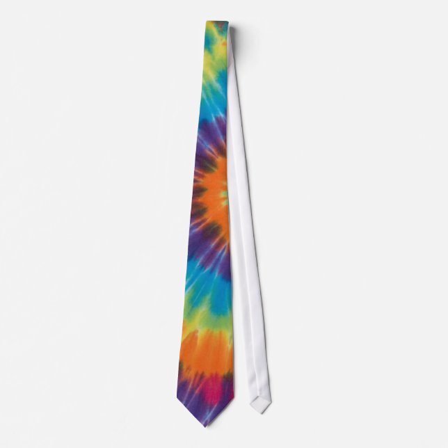 Färgglatt tie-dye  slips (Framsida)