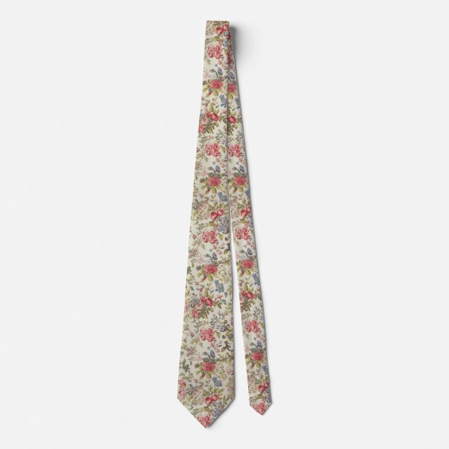 Färgglilla trädgårdsblommor vilda blommor vår äng slips (Framsida)