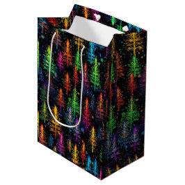 Färgglöd Julgran i Mörk Forest