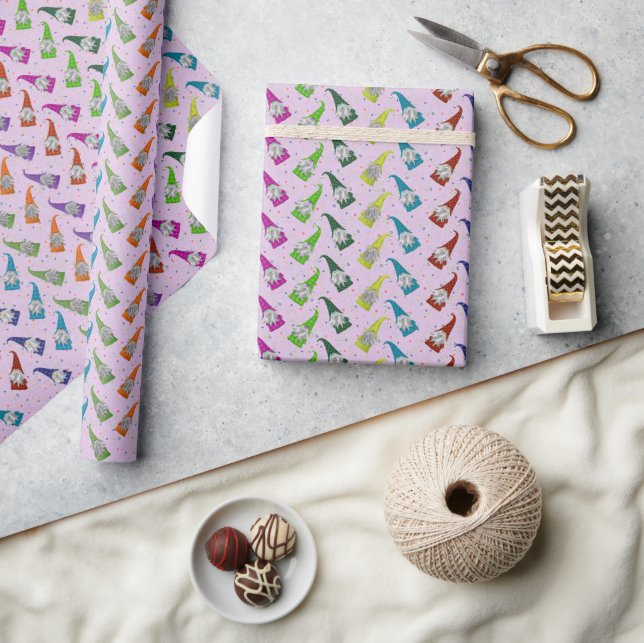 Färgglöd Papper radbrytning Presentpapper (Hantverk)
