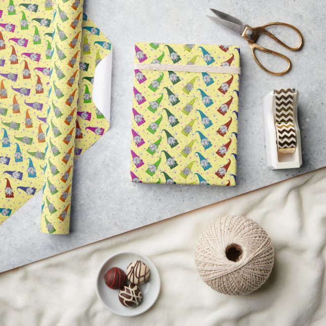 Färgglöd Papper radbrytning Presentpapper (Hantverk)
