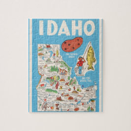 Färgglosa Vintage Idaho 8x10 Pussel