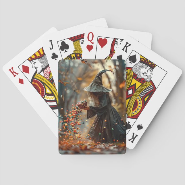 Färggodis av Witch stänk Casinokort (Baksidan)