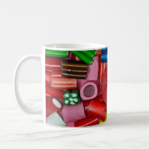 Färggodis biet kaffemugg