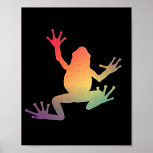 Färggradient från Älskare-gåvor av grovfodergrodd Poster