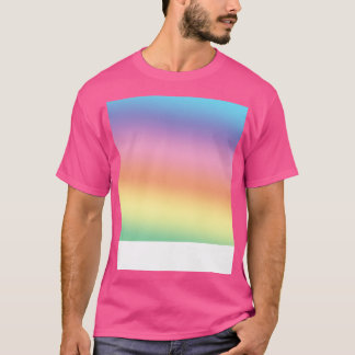 Färggradient Mönster Skriv ut färggrafik för regnb T Shirt