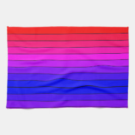 Färggradient Rand Kökshandduk