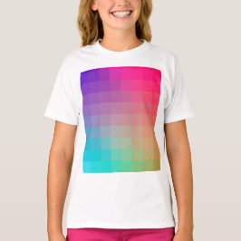 Färggradient ritning av regnut av Färg T Shirt