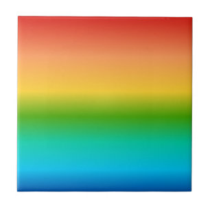 Färggradienten Rainbow färg Kakelplatta