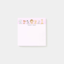 Färggradienten unge i vild, Personlig namn Post-it Block