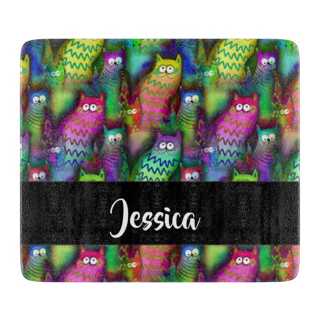 Färggradientkatter mönster (Framsidan)