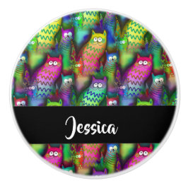 Färggradientkatter mönster knopp