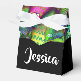 Färggradientkatter mönster presentaskar