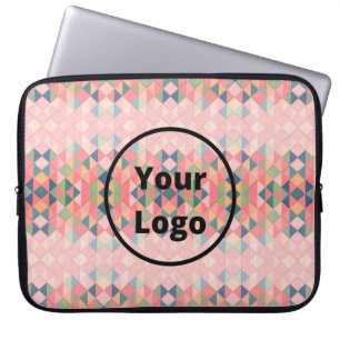 Färggradientrutor mönster laptop fodral