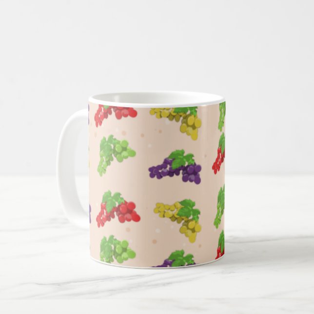 Färggraf Mönster Kaffemugg (Framsida vänster)