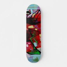 Färggraffiti skateboard