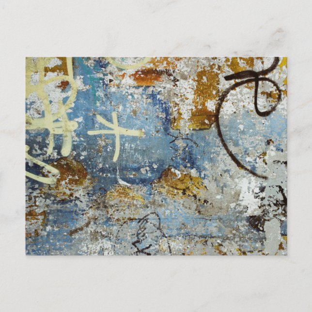 Färggraffiti struktur vykort (Framsida)